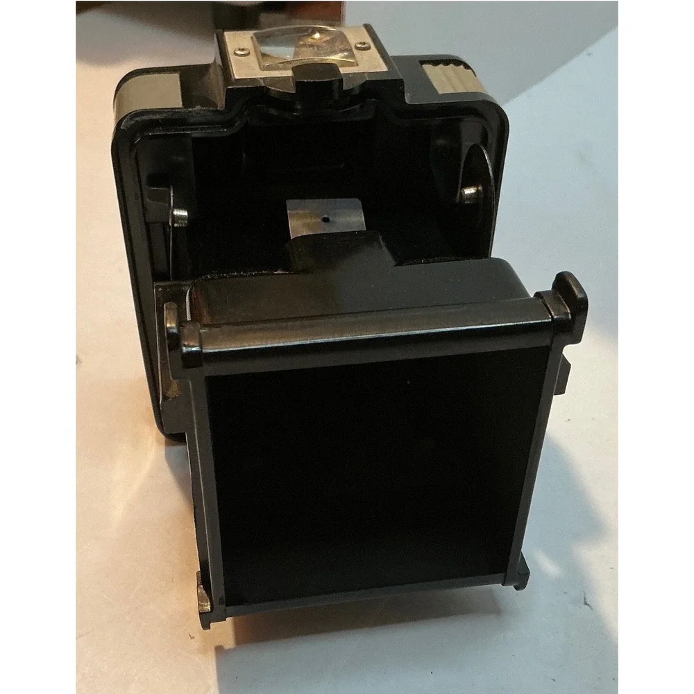 Kodak Vintage Brownie Hawkeye Flash Model Camera Bakelite Black MidCentury AS-IS